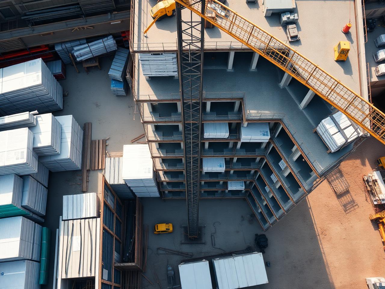 Canteiro de obra Panizzi Construções
